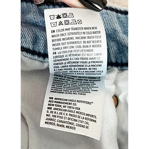 American Eagle Mens Sz 29 x 30.5 Athletic Airflex Light Wash Straight Leg Jeans - Picture 8 of 10